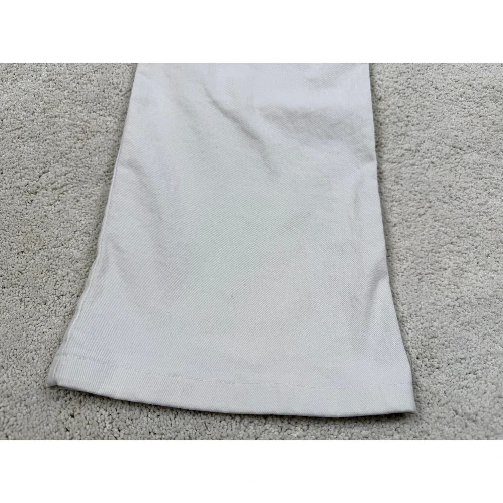 LEVI'S Women's 545 Low Rise Boot Cut White Denim Jeans Sz 8M (30x28) #1439